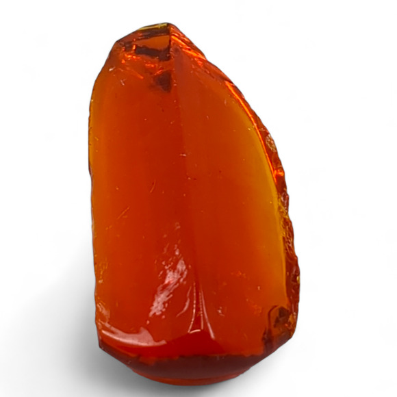 Ruby Amberina Art Glass Cullet Glowing Uranium Slag Glass #4GS75 - Picture 2 of 7